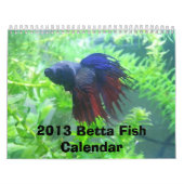 Mural Calendrier 2013 de poissons de Betta (Protection)