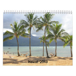 Mural Calendrier 2013 d'Hawaï