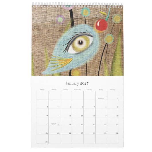 Mural Calendrier 2013 - Illustrations Rupydetequila (Jan 2027)