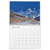 Mural Calendrier 2014 avec des vacances - nuages (Jan 2027)