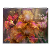 Mural Calendrier 2014 d'art de la collection 1 d'iris (Protection)