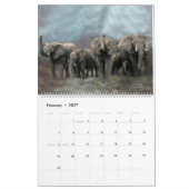 Mural Calendrier 2014 d'art de l'Afrique (Feb 2027)