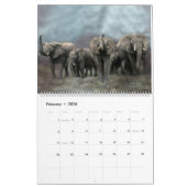 Mural Calendrier 2014 d'art de l'Afrique (Feb 2026)