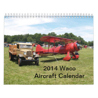 Mural Calendrier 2014 d'avions de Waco