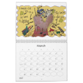 Mural Calendrier 2014 de chat de thésauriseur (Mar 2027)