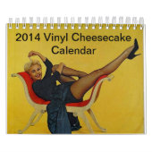 Mural Calendrier 2014 de gâteau au fromage de vinyle (Protection)