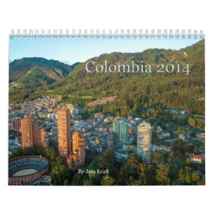 Mural Calendrier 2014 de la Colombie