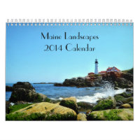 Calendrier 2014 de paysage du Maine