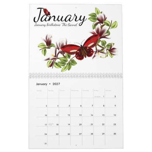 Mural Calendrier 2014 de pierre porte-bonheur de (Jan 2027)