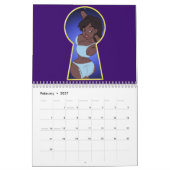 Mural Calendrier 2014 de Pin- de bande dessinée (Feb 2027)