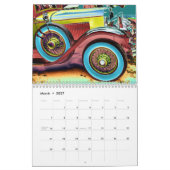Mural Calendrier 2014 de voiture ancienne de RÉCOMPENSE (Mar 2027)