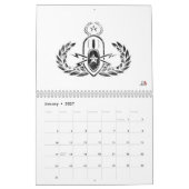 Mural Calendrier 2014 d'escadron de la mort d'EOD (Jan 2027)