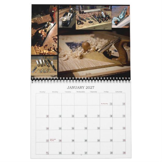 Mural Calendrier 2014 d'outil de bricolage de (Jan 2027)