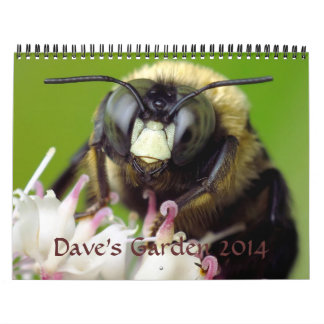 Mural Calendrier 2014 du jardin de Dave