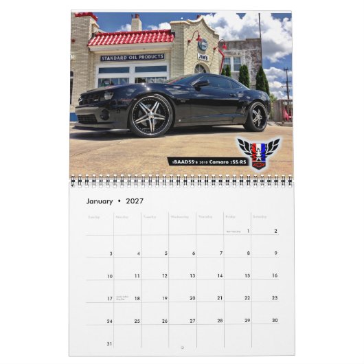 Mural Calendrier 2014 du Michigan FBody (15 mois) (Jan 2027)