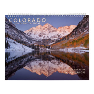 Mural Calendrier 2014 pittoresque du Colorado
