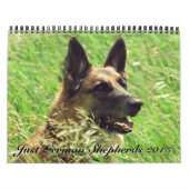 Mural Calendrier 2015 de berger allemand (Protection)