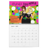 Mural Calendrier 2015 de conception de filles de (Mar 2027)
