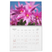 Mural Calendrier 2015 de gros caractères - fleurs (Mar 2027)