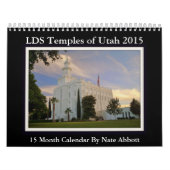 Mural Calendrier 2015 de temple de l'Utah calendrier de (Protection)