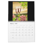 Mural Calendrier 2015 de vin (Feb 2027)