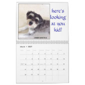 Mural Calendrier 2015 de Winston III "Pawsome " de (Mar 2027)