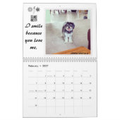 Mural Calendrier 2015 de Winston III "Pawsome " de (Feb 2027)