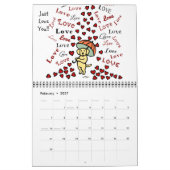 Mural Calendrier 2015 des caricatures de l'explorateur d (Feb 2027)