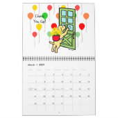 Mural Calendrier 2015 des caricatures de l'explorateur d (Mar 2027)