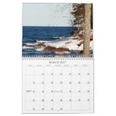 Mural Calendrier 2015 des rivages de Marquette MI (Mar 2027)