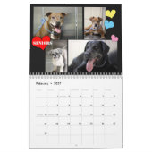 Mural Calendrier 2015 des soins des animaux de collines (Feb 2027)