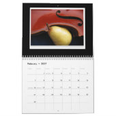Mural Calendrier 2015 d'instrument de musique (Feb 2027)