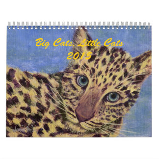 Mural Calendrier 2015 Gros Chats, Petits Chats