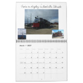 Mural Calendrier 2015 inspiré du train (Mar 2027)