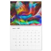 Mural Calendrier 2015 oblique d'art (Mar 2027)