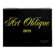 Calendrier 2015 oblique d'art