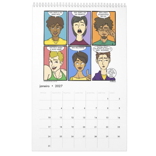 Mural Calendrier 2016 (Jan 2027)