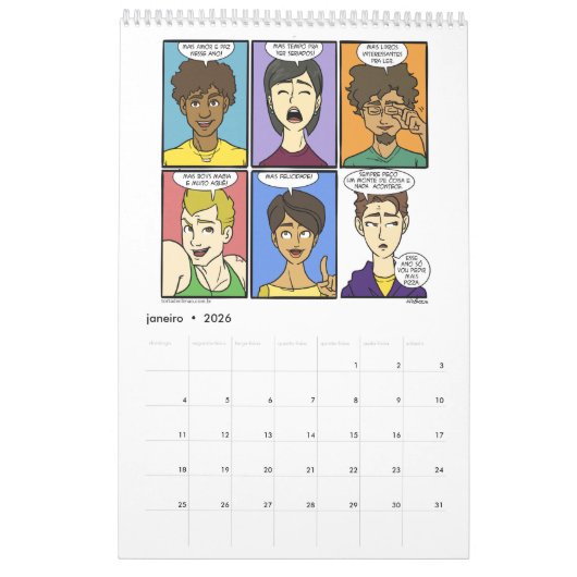 Mural Calendrier 2016 (Jan 2026)