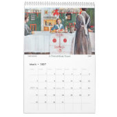 Mural Calendrier 2016 de cuisine de nourriture et de (Mar 2027)