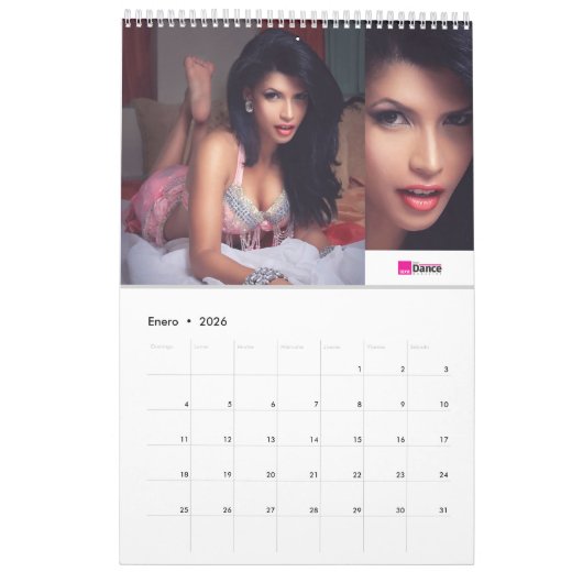 Mural Calendrier 2016 de danse de ventre (Jan 2026)