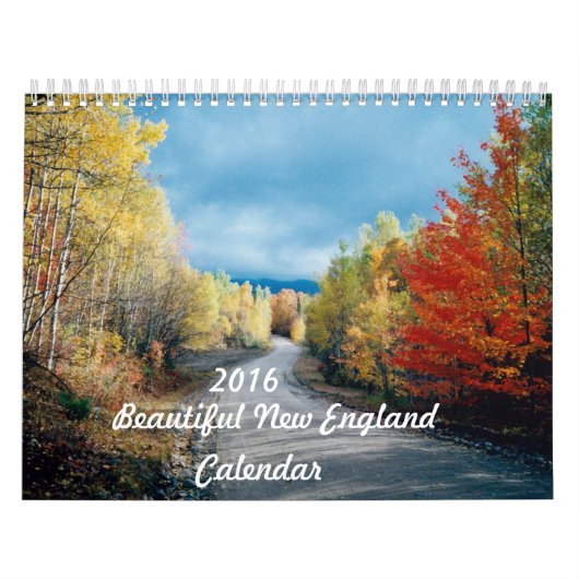 Mural Calendrier 2016 de la belle Nouvelle-Angleterre (Protection)