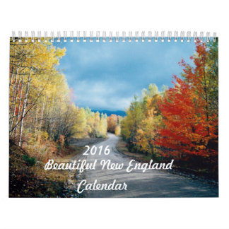 Mural Calendrier 2016 de la belle Nouvelle-Angleterre