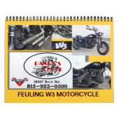 Mural Calendrier 2016 de moto de W3 de Feuling (Protection)