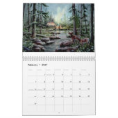 Mural CALENDRIER 2016 de NATIF AMÉRICAIN par SHARON (Feb 2027)