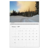 Mural Calendrier 2016 de pays de Yaak (Feb 2027)