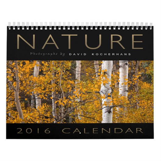 Mural Calendrier 2016 de photographie de nature de David (Protection)