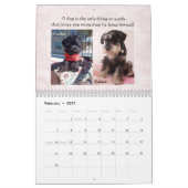 Mural Calendrier 2016 de Schnauzer (Feb 2027)