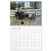 Mural Calendrier 2017 avec des images de colline de noix (Jan 2027)