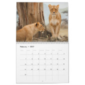 Mural Calendrier 2017 Avec Vacances - Vie Sauvage (Feb 2027)