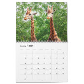Mural Calendrier 2017 Avec Vacances - Vie Sauvage (Jan 2027)
